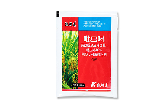 10%吡蟲啉可濕性粉劑-凱瑞克 產(chǎn)品性能: 本產(chǎn)品具有胃毒和觸殺作用,持效期較長(zhǎng),對(duì)防治水稻稻飛虱有較好的防效。本品高滲劑氮酮含量1.2%。 使用技術(shù)要求: 1、本品應(yīng)在水稻苗床或本田中低齡若蟲發(fā)生高峰期施藥,噴霧要均勻,視蟲害情況,可噴施2次。2、大風(fēng)天或預(yù)計(jì)1小時(shí)內(nèi)有降雨,請(qǐng)勿施藥。 10%吡蟲啉可濕性粉劑-凱瑞克 產(chǎn)品性能: 本產(chǎn)品具有胃毒和觸殺作用,持效期較長(zhǎng),對(duì)防治水稻稻飛虱有較好的防效。本品高滲劑氮酮含量1.2%。 使用技術(shù)要求: 1、本品應(yīng)在水稻苗床或本田中低齡若蟲發(fā)生高峰期施藥,噴霧要均勻,視蟲害情況,可噴施2次。2、大風(fēng)天或預(yù)計(jì)1小時(shí)內(nèi)有降雨,請(qǐng)勿施藥。